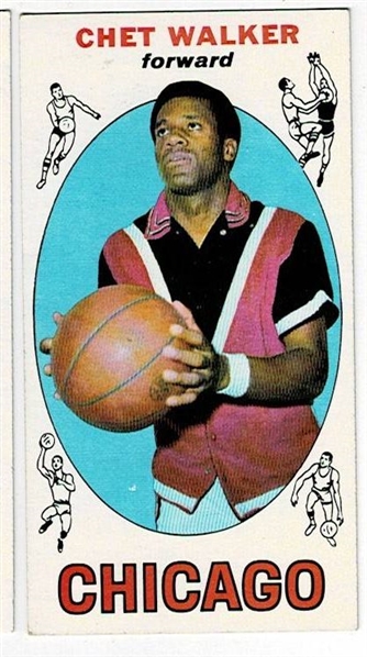 1969 Topps Basketball #91 Chet Walker - Chicago Bulls RC
